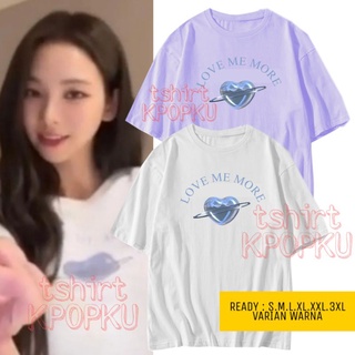 เสื้อยืด พิมพ์ลาย karina aespa LOVE ME MORE สไตล์เกาหลี