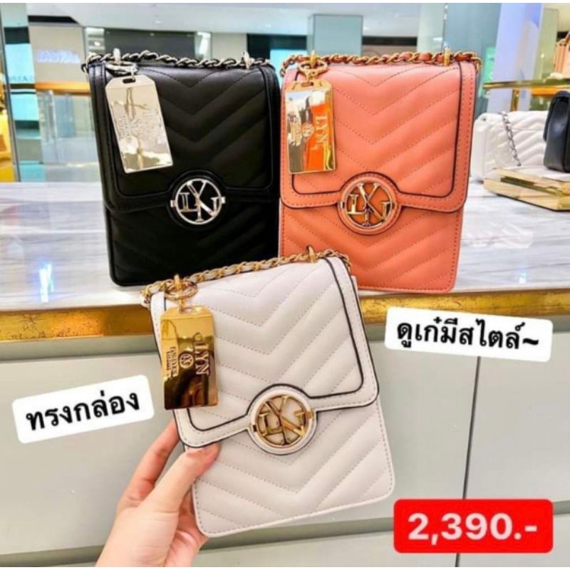ลดพิเศษ-กระเป๋าสะพายlyn-ใส่โทรศัพท์-lyn-คอลใหม่