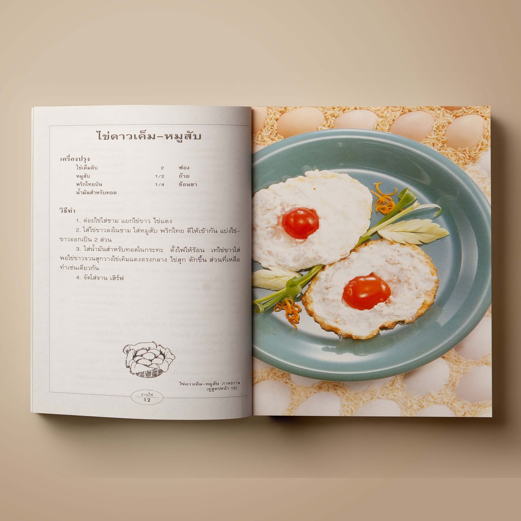 ภาพสินค้าSANGDAD กับข้าว จานไข่  หนังสือตำราอาหาร จากร้าน sangdadpublishing บน Shopee ภาพที่ 2