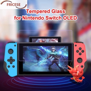 ภาพขนาดย่อของภาพหน้าปกสินค้าFricese 9H ฟิล์มกระจกนิรภัยป้องกันสําหรับ Nintendo Switch Oled Game Console จากร้าน fricese.th บน Shopee