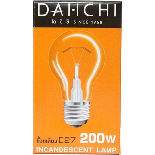 ภาพขนาดย่อของภาพหน้าปกสินค้าDAI-ICHI หลอดไส้ 200W 90V เกลียว E27 หลอดไฟเร่ง หลอดไฟหรี่ได้ จากร้าน sangthong_electric บน Shopee