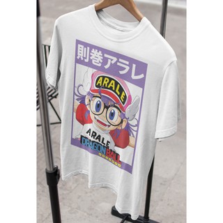 เสื้อยืดผ้าฝ้ายเสื้อยืด Unisex รุ่น อาราเล่ Arale Edition T-Shirt ดราก้อนบอล (Dragon Ball Collection) แบรนด์ Khepri 100%