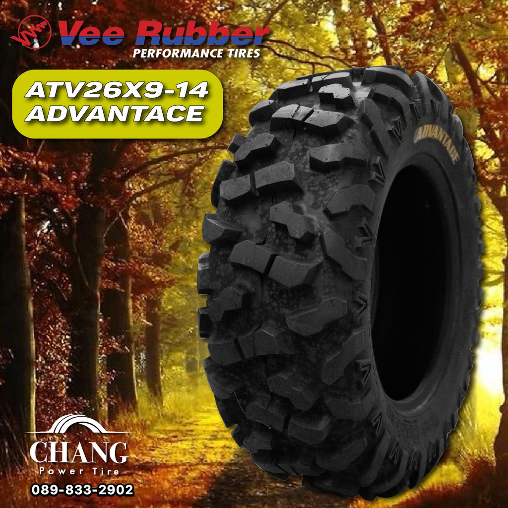 ยางสำหรับใส่รถ-atv-utv-ยี่ห้อ-vee-rubber-ขนาด-26x9-14-รุ่น-advantace