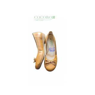 Cocoro Shoes รองเท้าสุขภาพคัชชูผู้หญิง พื้น 5 ชั้นซัพพอร์ทเท้า น้ำหนักเบา รองรับแรงกระแทก รุ่น Camel Tie