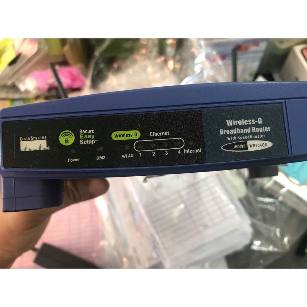 Linksys WRT54GL Wireless-G Wi-Fi Router (LSS-WRT54GS)มือสองสภาพดี ...