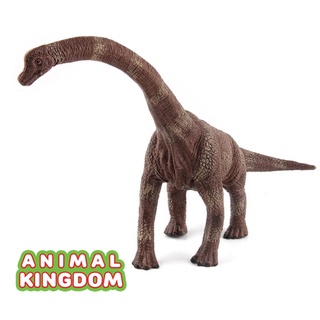 Animal Kingdom - โมเดลไดโนเสาร์ Brachiosaurus น้ำตาล ขนาด 33.00 CM (จากหาดใหญ่)