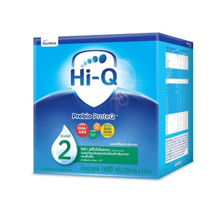 Hi-Q Prebio Proteq Follow-On Formula ไฮคิว พรีไบโอโพรเทก นมผงดัดแปลงสูตรต่อเนื่อง 1650 กรัม