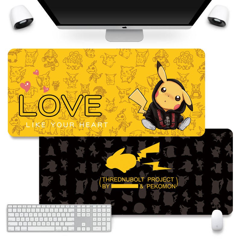 แผ่นรองเม้าส์ลายการ์ตูน-ปิกาจู-mouse-pad-แผ่นรองเมาส์-ที่รองเมาส์