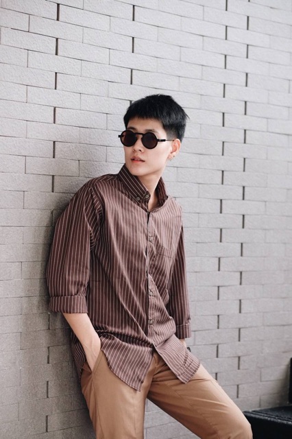 เสื้อเชิ้ตมีลาย-มีหลายสีให้เลือก