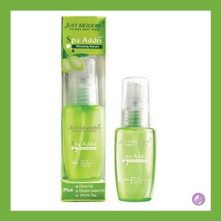 *พร้อมส่ง*จัสท์โมเดิร์น สปาแอดดิคซ์ กลอสซิ่งเซรั่ม เซรั่มบำรุงผม
