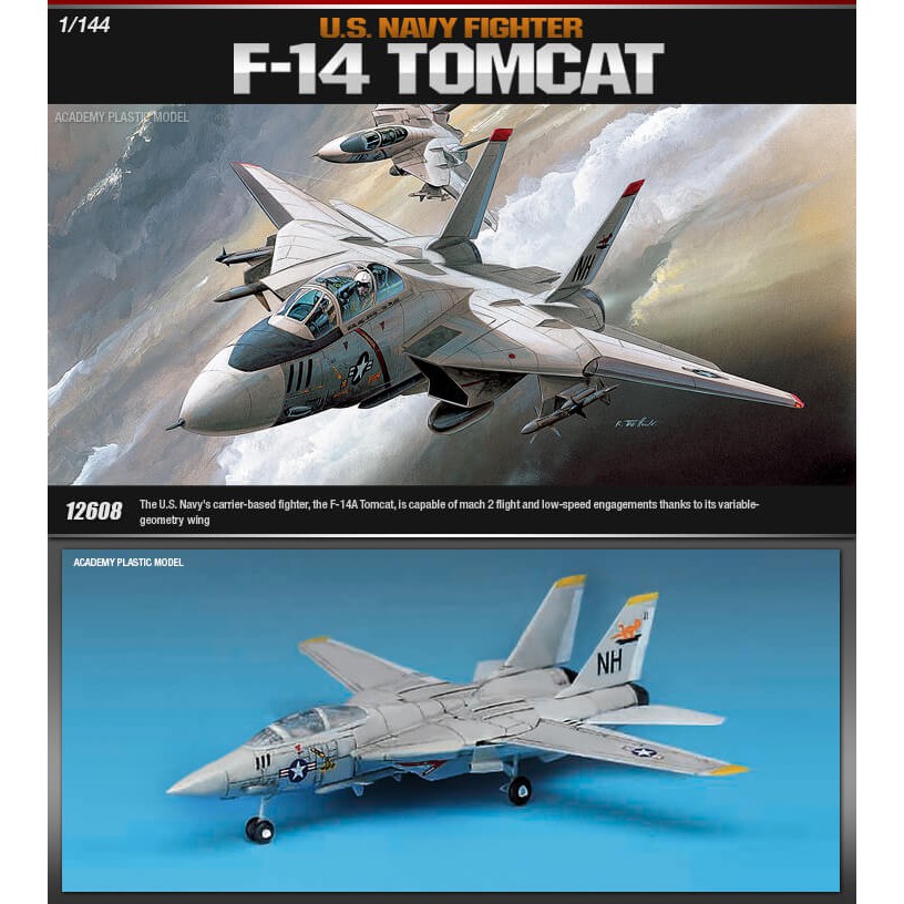 โมเดลเครื่องบินประกอบ-academy-model-1-144-ac12608-4434-f-14-tomcat