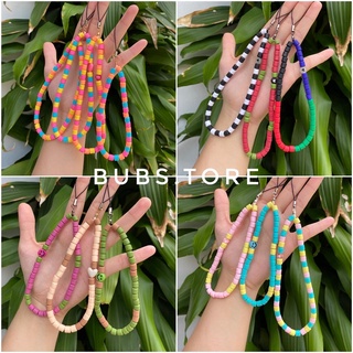 พร้อมส่ง🌈 Phone charm สายห้อยโทรศัพท์สายฝอ Rubber Collection