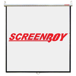 ส่งฟรี!! ScreenBoy จอโปรเจคเตอร์ แบบแขวนมือดึง ScreenBoy Wall Projector Screen 4:3 (183 x 244 cm) ขนาด 120 นิ้ว