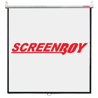 ส่งฟรี!! ScreenBoy จอโปรเจคเตอร์ แบบแขวนมือดึง ScreenBoy Wall Projector Screen 4:3 (183 x 244 cm) ขนาด 120 นิ้ว