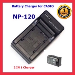 แท่นชาร์จแบตกล้อง คาสิโอ NP-120/CASIO CHARGER NP 120