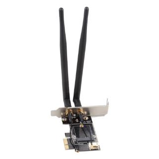 cre การ์ดอะแดปเตอร์ไร้สาย pcie - 1 x to ngff - ekey pcie laptop pc wifi wlan