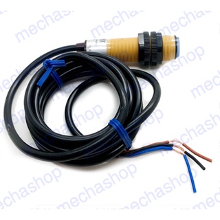 โฟโต้อิเล็กทริคเซนเซอร์ โฟโต้สวิตซ์เซนเซอร์ DC 10-30V NPN NO  Photoelectric switch sensor E3F-DS30C1 distance 30cm