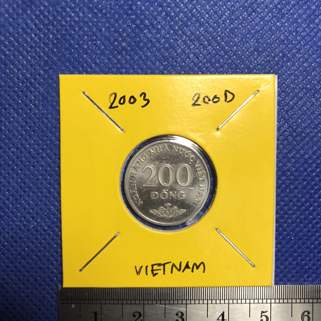 เหรียญเก่า15425-ปี2003-ประเทศเวียดนาม-200-dong-หายาก-เหรียญสะสม-เหรียญต่างประเทศ