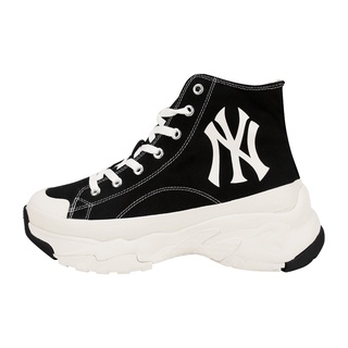 สินค้า [พร้อมส่ง] MLB CHUNKY HIGH BLACK รองเท้า NY ของแท้ 100% ป้ายเกาหลี 🇰🇷