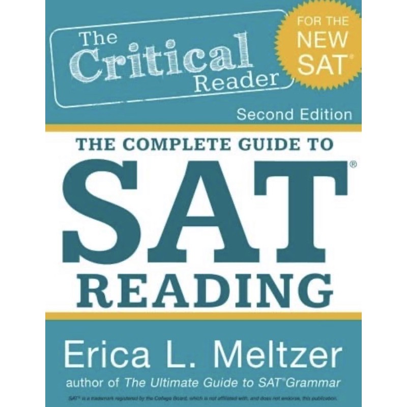 หนังสือภาษาอังกฤษ-the-critical-reader-the-complete-guide-to-sat-reading-by-erica-l-meltzer-พร้อมส่ง