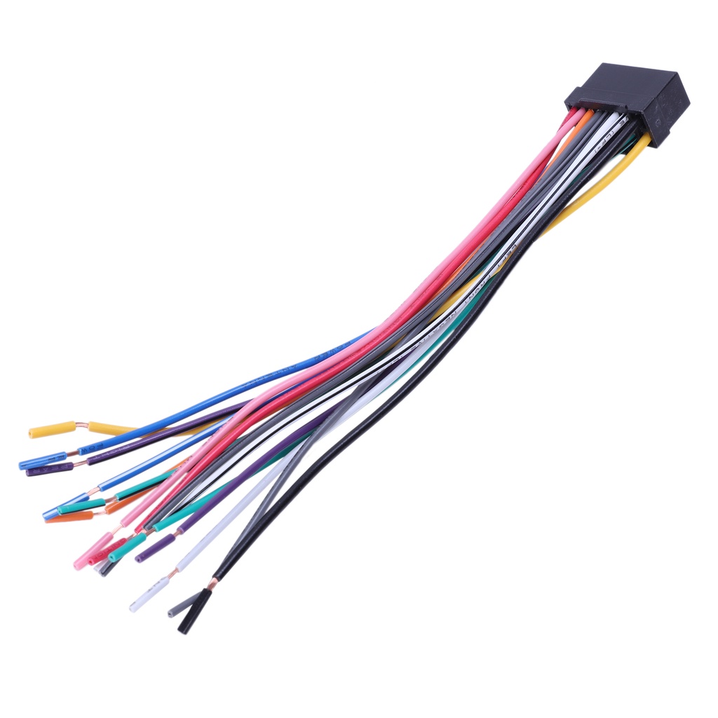 ภาพหน้าปกสินค้าCar Cd Radio Audio Stereo Standard Harness Connector Wire Adapter Plug Cable For Alpine 9887