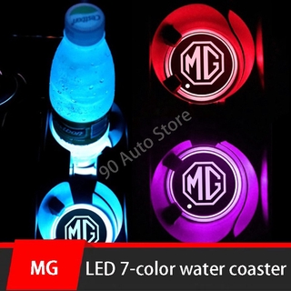 แผ่นรองแก้วน้ําแบบมีไฟ Led ขนาด 68 มม . 2 ชิ้นสําหรับ Mg Zs Hs Mg3 Mg5 Mg6 Mg Zr Morris3 Gs