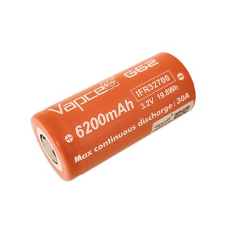 Vapcell IFR32700 G62(6200mAh) 3.2V 19.8Wh ของแท้