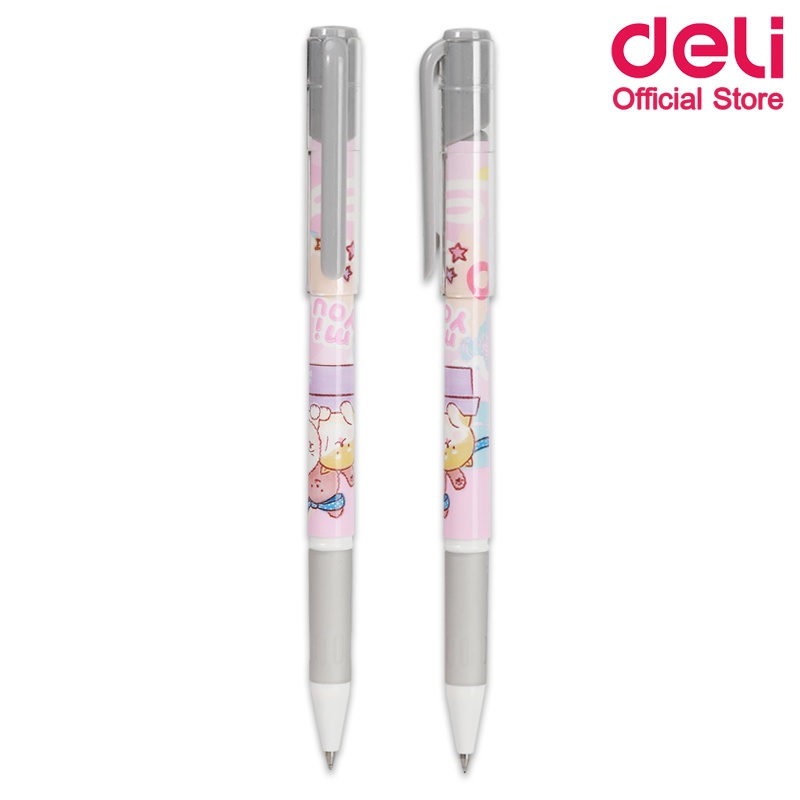 deli-g15-gel-pen-ปากกาเจล-หมึกดำ-0-5mm-แพ็ค-12-แท่ง-ปากกา-อุปกรณ์การเรียน-เครื่องเขียน-ปากกาเจล-ราคาถูก-อุปกรณ์เครื่องเขียน