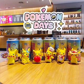 โมเดลปิกาจู ตุ๊กตาปิกาจู ตุ๊กตา Pikachu ตุ๊กตาตั้งโชว์ ของขวัญ ของฝาก ของที่ระลึก สีสันสวยงาม กล่องเป็นกระป๋อง น่าสะสม