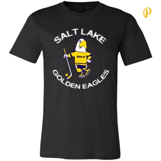 เสื้อยืดแขนสั้น พิมพ์ลาย WANYG Salt Lake City Golden Eagles Hockey Whl Chl Ihl สไตล์เรโทร คลาสสิก เหมาะกับของขวัญวันเกิด