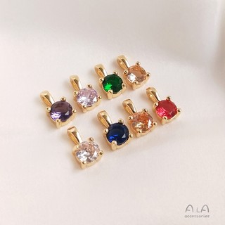 สินค้า จี้เครื่องประดับเพทายขนาดเล็ก 3 A 14k