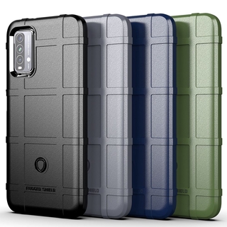 Xiaomi Redmi 9T Shockproof Casing Soft TPU Cases Full Protector Matte Silicone Back Cover
