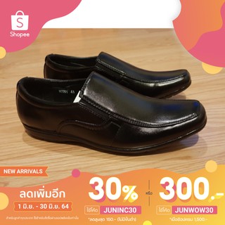 เช็ครีวิวสินค้า[ลดเพิ่ม30%ใช้โค้ดJUNINC30] รองเท้าคัชชูชาย Fashion by Baoji รองเท้าหนังผู้ชาย ทน เบา สบายเท้า ผิวมันเรียบ แนะนำบวกเพิ่