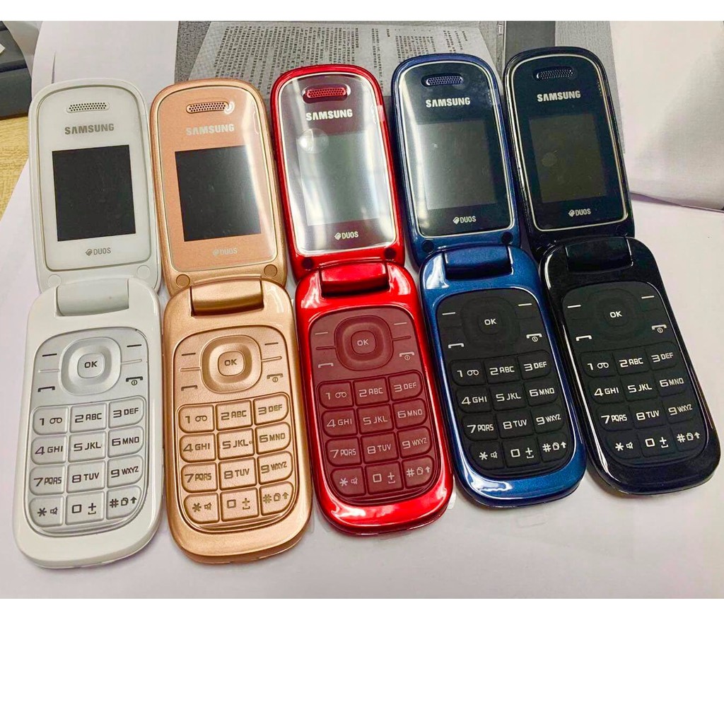 โทรศัพท์มือถือซัมซุง-samsung-gt-e1272-ใหม่-สีทอง-มือถือฝาพับ-ใช้ได้-2-ซิม-ทุกเครื่อข่าย-ais-true-dtac-my-3g-4g-ปุ่มกด