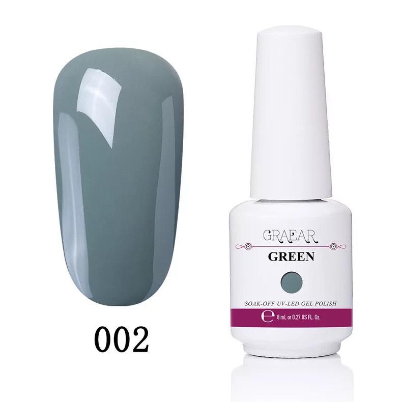 สีทาเล็บเจล-สีเขียว-graear-green-colors-series-ขนาด-8-ml