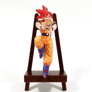 🇯🇵 DRAGON BALL SUPER GASHAPON VS 02 GOKU GOD BATTLE FIGURE BANDAI ของแท้ญี่ปุ่น