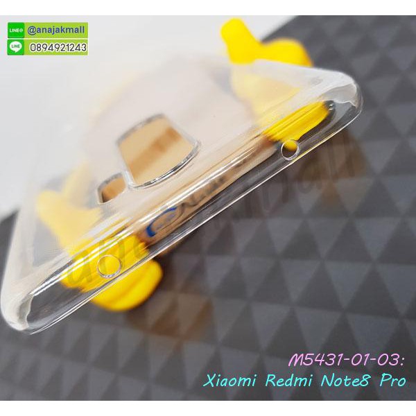 เคสใส-xiaomi-redmi-note8-pro-คลุมรอบขอบจอเครื่อง-พร้อมส่งในไทย