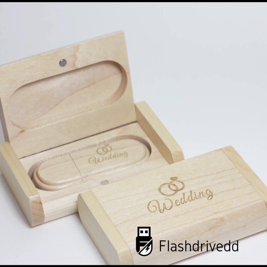 แฟลชไดรฟ์ไม้เมเปิล-พร้อมกล่อง-ฟรีเลเซอร์โลโก้-maple-usb-stick-bearing-box-engraving-laser-logo