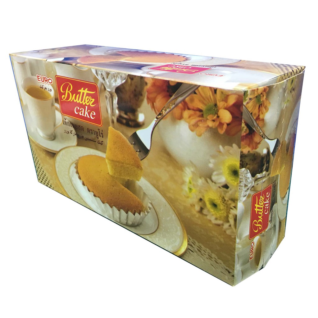 ภาพหน้าปกสินค้าEuro ยูโร่ เค้กเนยสด (40 กรัม x 4 ชิ้น)-Euro ยูโร่ เค้กเนยสด (40 กรัม x 4 ชิ้น)