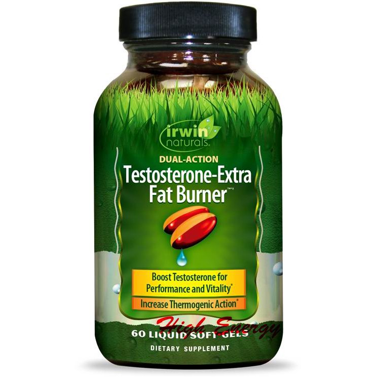 Irwin Naturals, TestosteroneExtra Fat Burner, 60 Liquid SoftGels Shopee Thailand