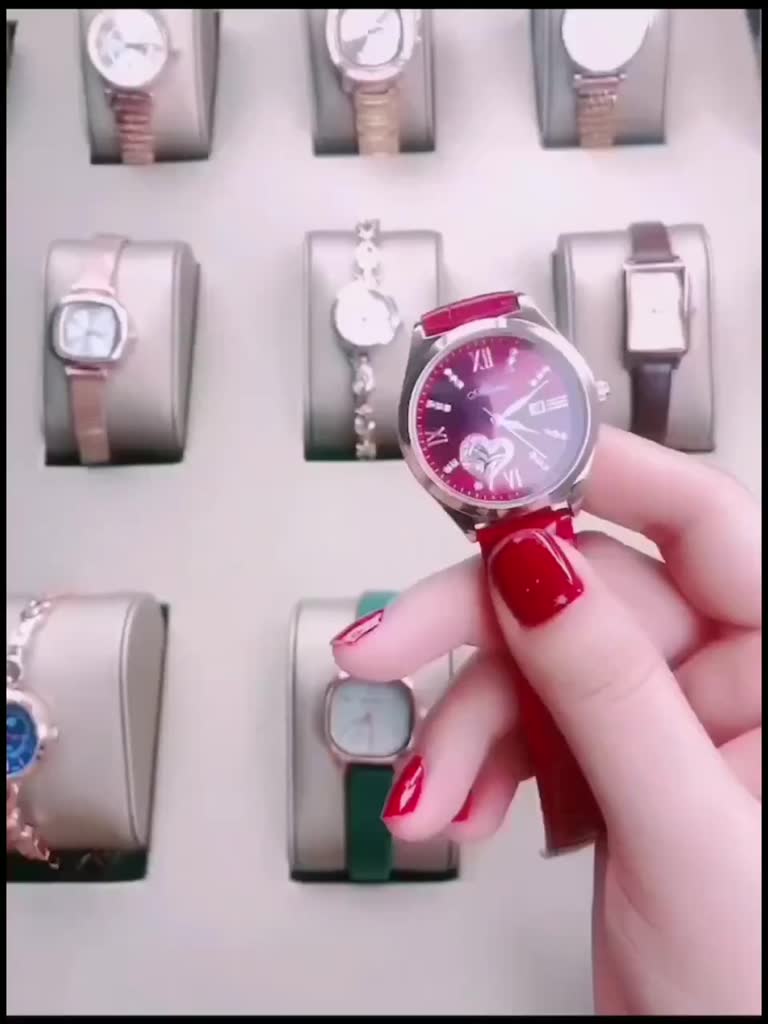 นาฬิกาข้อมืออัตโนมัติ-กันน้ํา-ของแท้-แฟชั่นเรียบง่าย-สําหรับผู้หญิง