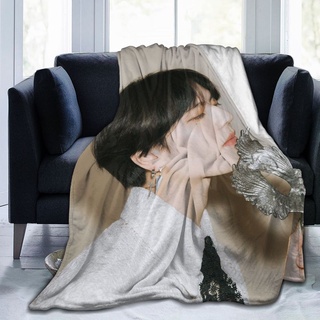 【มีสินค้า】 GOT7 YuGyeom ผ้าแฟลนเนลเนื้อนุ่มพิเศษ เหมาะสำหรับผ้าห่มบนเตียงและโซฟา