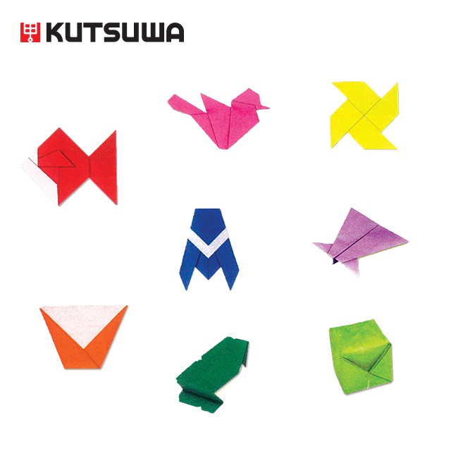 kutsuwa-กระดาษพับแบบต่างๆ-paper-folding-1-ห่อ