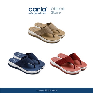 cania คาเนีย รองเท้าแตะ หูหนีบ เพื่อสุขภาพ ส้นเตารีด ผู้หญิง CW41130 Size 36-39