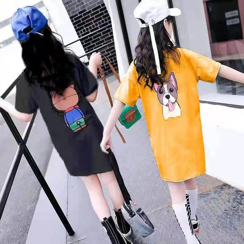รูปภาพของ*พร้อมส่ง*Babykidsเสื้อผ้าเด็กโตสไตส์เกาหลีสำหรับ3-15ปีเสื้อเดรส กระโปรงเด็กผู้หญิงลองเช็คราคา