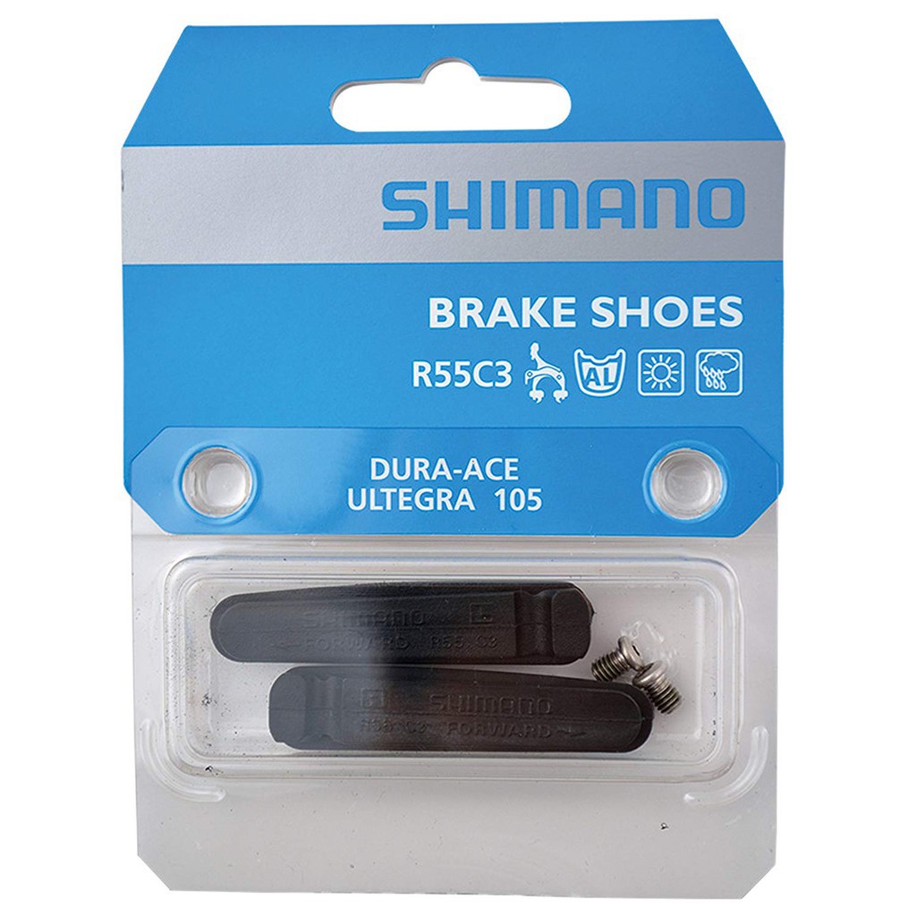 ผ้าเบรค หมอบ shimano R55C3 สำหรับ ขอบล้ออลูมิเนียม | Shopee Thailand