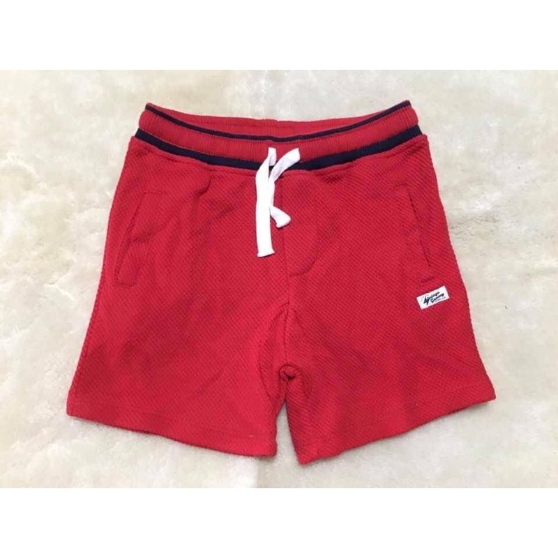 กางเกงขาสั้นเด็ก-5-8-ปี-แบรนด์แท้-kiabi-สีแดง-กางเกง-เด็ก-shopee