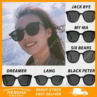 ภาพขนาดย่อของสินค้า( HENGHA ) แว่นตากันแดด สีดำ สไตล์เกาหลี รุ่น Designer Brand Collection แฟชั่นสำหรับผู้ชายและผู้หญิง