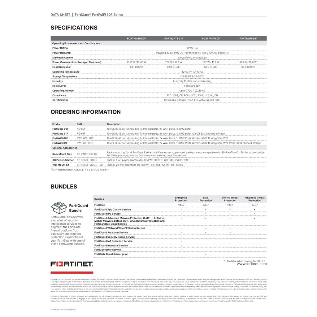 firewall-fortinet-fortigate-60f-fg-60f-bdl-950-12-เหมาะสำหรับใช้งานควบคุมเครือข่ายระดับธุรกิจขนาดใหญ่