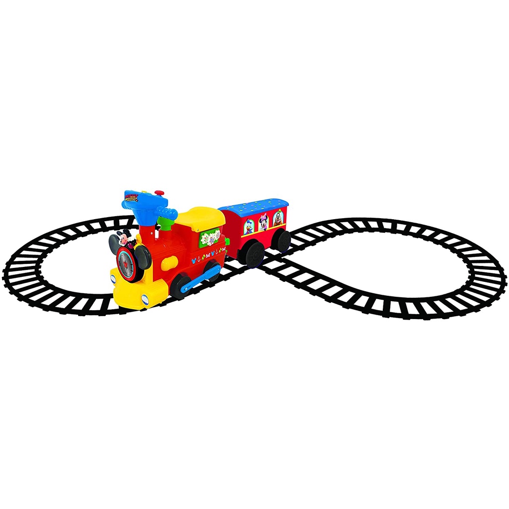 นำเข้า-รถไฟพร้อมราง-kiddieland-toys-mickey-choo-with-caboose-amp-tracks-รถไฟแบตเตอรี่-มาพร้อมราง-ลาย-มิกกี้เมาส์-ลิขสิทธิ์